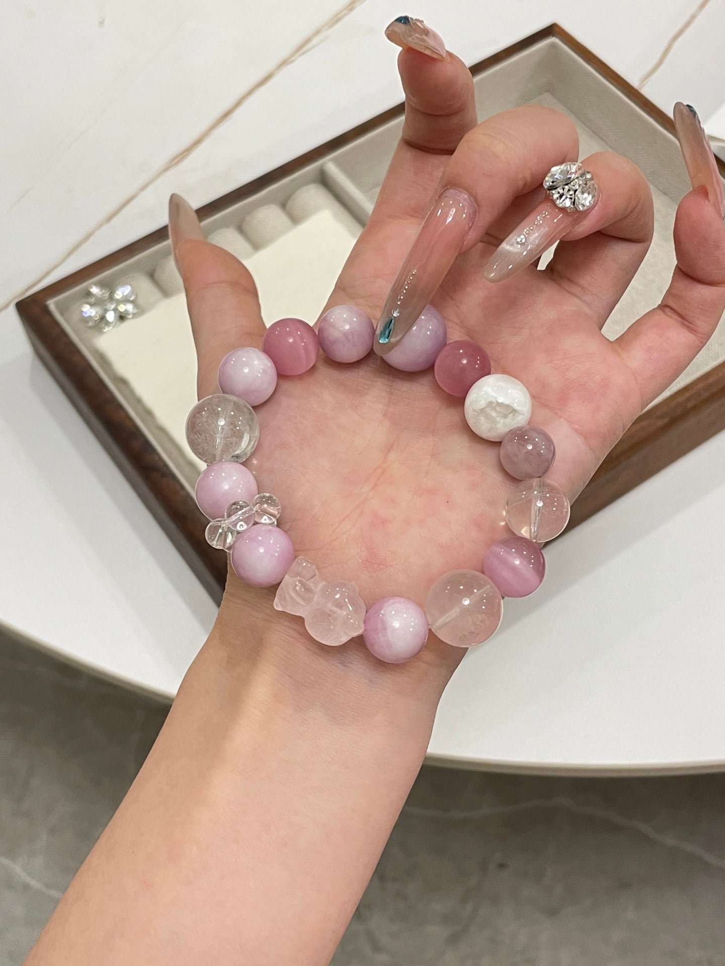 Pink & Purple Blossom Field — a romantic blend of soft pinks and purples