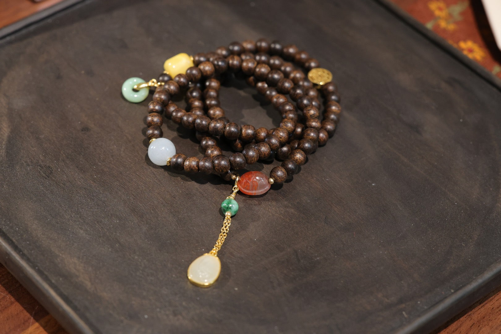 天然印尼星洲文莱沉香108念珠 | Natural Indonesian Bruneian agarwood 108 Buddhist prayer beads