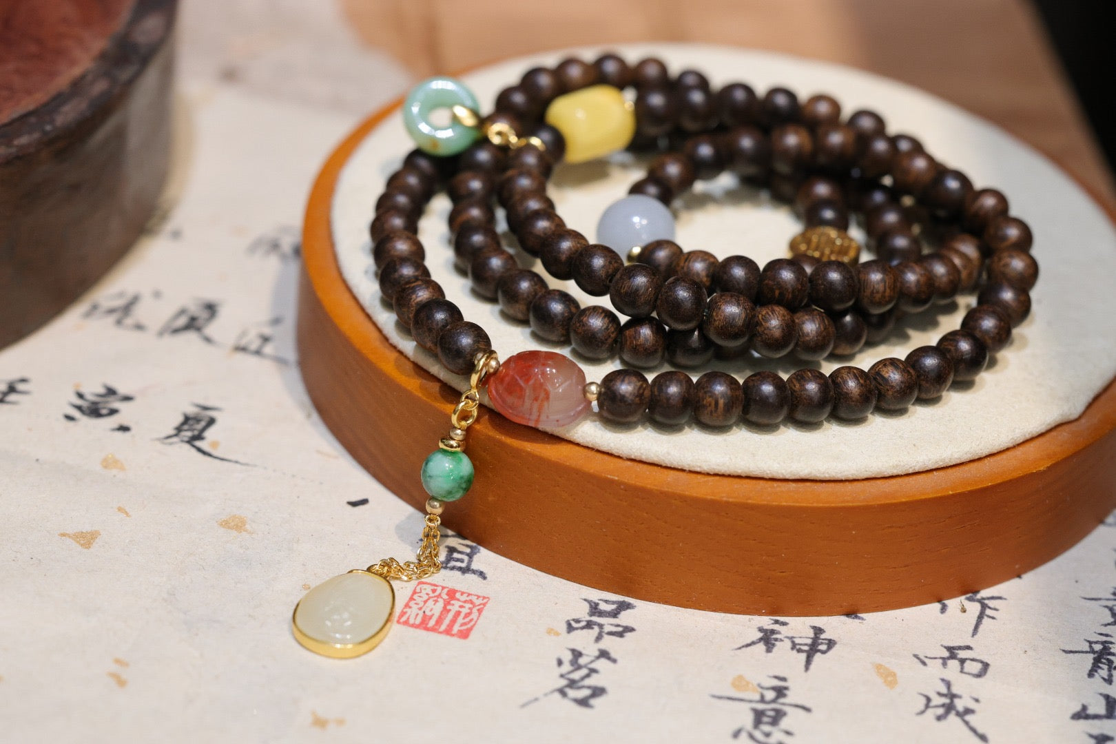 天然印尼星洲文莱沉香108念珠 | Natural Indonesian Bruneian agarwood 108 Buddhist prayer beads