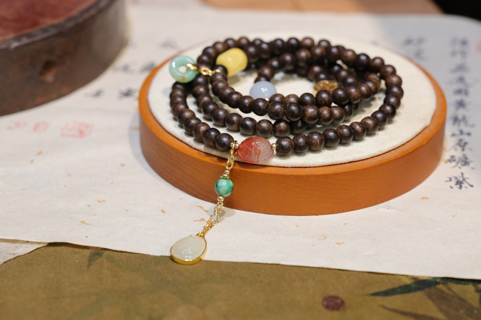 天然印尼星洲文莱沉香108念珠 | Natural Indonesian Bruneian agarwood 108 Buddhist prayer beads