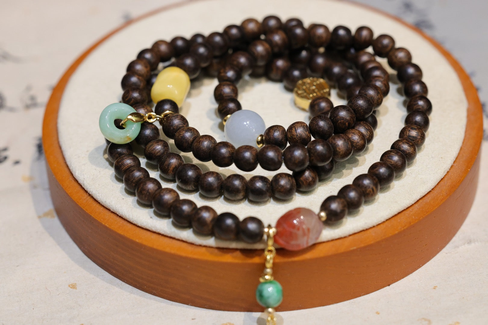 天然印尼星洲文莱沉香108念珠 | Natural Indonesian Bruneian agarwood 108 Buddhist prayer beads