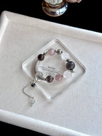 Clear Quartz, White Phantom, Black Super Seven, Silver Obsidian & Smoky Quartz | 14–16mm