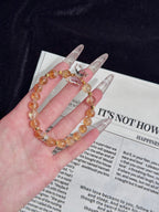 Golden Butterfly – Yellow Citrine Crystal Bracelet