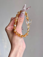 Golden Butterfly – Yellow Citrine Crystal Bracelet