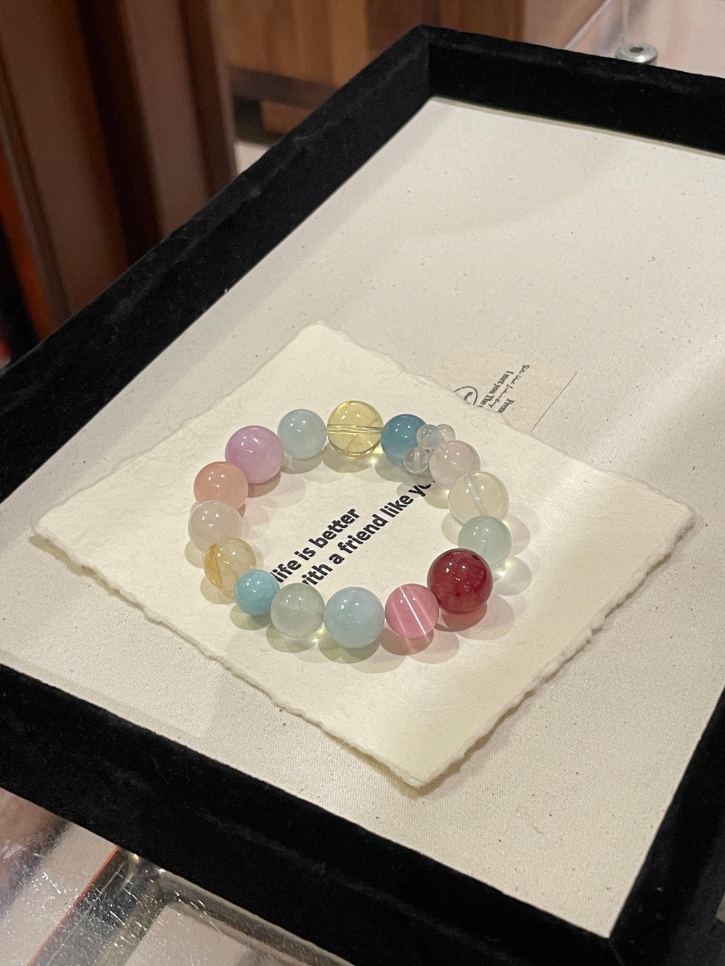 “Illusion Rainbow” Crystal Bracelet | 10–14mm Natural Gemstone Beads