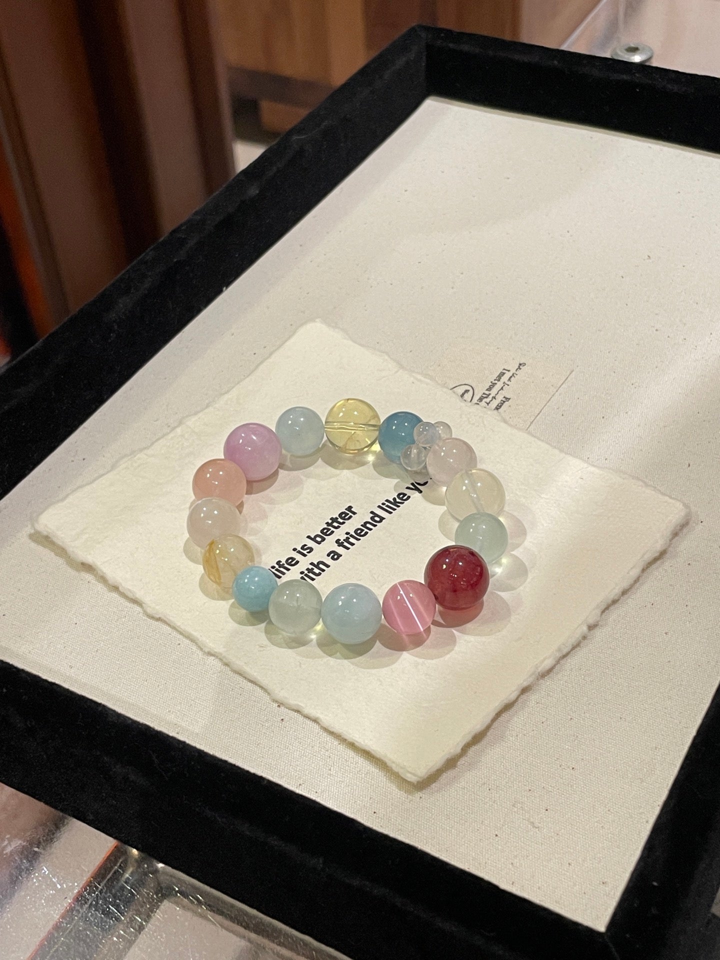 “Illusion Rainbow” Crystal Bracelet | 10–14mm Natural Gemstone Beads