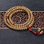 7*9mm Star-Moon Bodhi beads paired with Emperor Sand Buddhist prayer 108 Beads