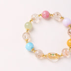 Multi-Gemstone Bracelet | Black Quartz Super Seven Crystal