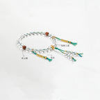 Natural Brazilian Clear Quartz 10 mm Beaded Bracelet | New-Chinese Style Prayer Mala, Handheld Buddhist Strand