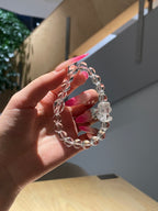 Ice Bear Crystal Bracelet | 8mm Natural Clear Quartz