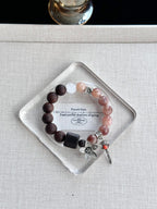 Rosemary – Black Gold Super Seven, Agarwood & White Phantom Crystal Bracelet