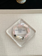 Pink Mailbox – Rose Quartz, Smoky Quartz & Agarwood Crystal Bracelet