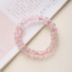 8×12mm Clear Pink Crystal Beads | DIY Carved Pumpkin, Cube & Cylinder