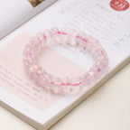 8×12mm Clear Pink Crystal Beads | DIY Carved Pumpkin, Cube & Cylinder